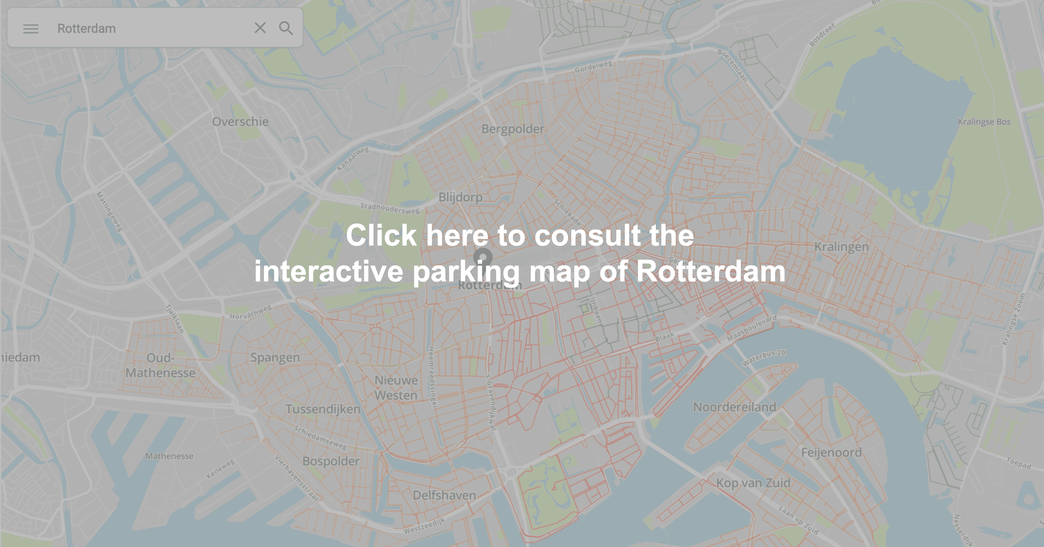 Interactive parking map - Rotterdam