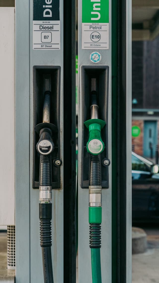 Diesel and petrol pumps